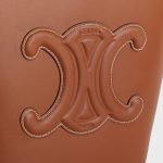 SMALL BUCKET CUIR TRIOMPHE IN SMOOTH CALFSKIN TAN - Image 4